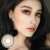 عدسات لاصقة ملونة طبيعية من أوكر براون