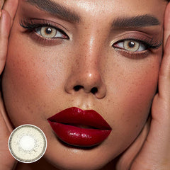 عدسات إستيلا اللاصقة الملونة باللون البني القرفة