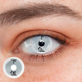 عدسات لاصقة ملونة رمادية من روي جراي، شخصية قاتل الشياطين التنكرية