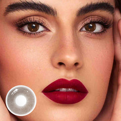 عدسات كوين اللاصقة الملونة بلون القهوة