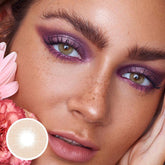 عدسات لاصقة ملونة هيدروكور أوكري براون للاستخدام اليومي (10 قطع)