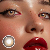 عدسات لاصقة ملونة طبية من آين نوتكراكر براون