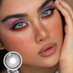 عدسات لاصقة ملونة جولدي جراي