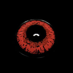 عدسات لاصقة حمراء ملونة لملكة الكوسبلاي