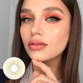 عدسات لاصقة طبية ملونة بلون أوشن براون