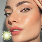 عدسات أدريان اللاصقة الملونة باللون الأخضر