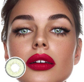 عدسات أوليفيا اللاصقة الملونة باللون الأخضر المائي