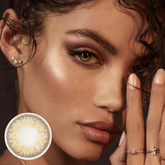 عدسات لاصقة ملونة طبية وايلدكات براون