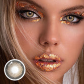 عدسات لاصقة ملونة طبية من إين جيزيل جراي