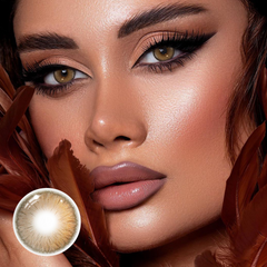 عدسات تينا براون اللاصقة الملونة