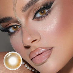 عدسات نيداو براون اللاصقة الملونة