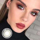 عدسات لاصقة طبية ملونة فاخرة بلون كاندي جراي