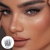 رموش لايس السوداء