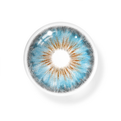 عدسات سيرين اللاصقة الملونة باللون الأزرق الداكن