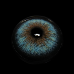 عدسات سيرين اللاصقة الملونة باللون الأزرق الداكن