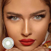 عدسات ألولا اللاصقة الملونة باللون الأخضر