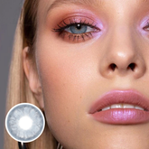 عدسات لاصقة بلون أزرق جوهري