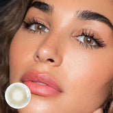 عدسات جينكاي اللاصقة الطبية الملونة باللون الرمادي