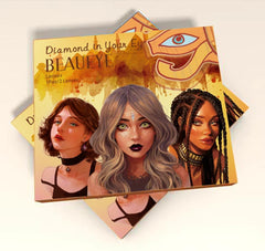 عدسات لاصقة زرقاء متشققة لعيد الهالوين