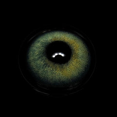 عدسات لاصقة ملونة باللون الأخضر بينا