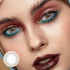 عدسات لاصقة طبية ملونة بلون بني رمادي من Pure Nature 